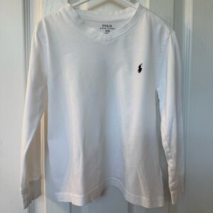 Polo by Ralph Lauren Kids White Long Sleeve Shirt